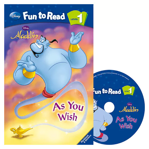 Disney Fun to Read, Learn to Read! 1-04 / As You Wish (Aladdin) Student&#039;s Book with Workbook + CD