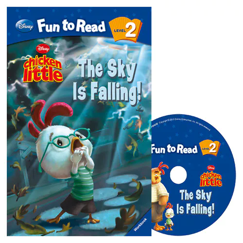Disney Fun to Read, Learn to Read! 2-08 / The Sky Is Falling! (Chicken Little) Student&#039;s Book with Workbook &amp; Audio CD(1)