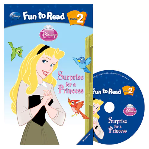Disney Fun to Read, Learn to Read! 2-05 / Surprise for a Princess (Sleeping Beauty) Student&#039;s Book with Workbook &amp; Audio CD(1)
