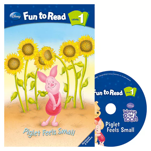 Disney Fun to Read, Learn to Read! 1-05 / Piglet Feels Small (Winnie the Pooh) Student&#039;s Book with Workbook &amp; Audio CD(1)