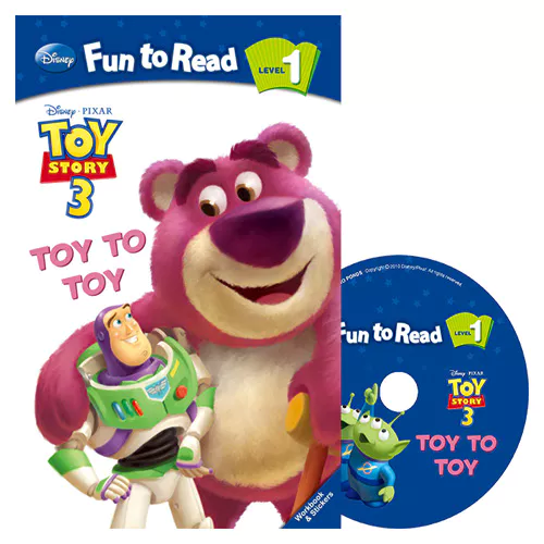 Disney Fun to Read, Learn to Read! 1-03 / Toy to Toy (Toy Story 3) Student&#039;s Book with Workbook + CD