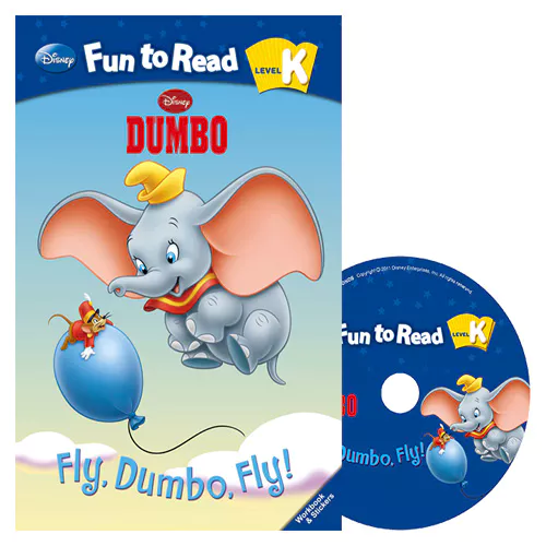 Disney Fun to Read, Learn to Read! K-01 / Fly, Dumbo, Fly (Dumbo) Student&#039;s Book with Workbook &amp; Audio CD(1)