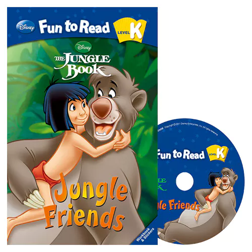 Disney Fun to Read, Learn to Read! K-03 / Jungle Friends (The Jungle Book) Student&#039;s Book with Workbook &amp; Audio CD(1)