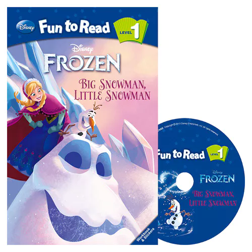 Disney Fun to Read, Learn to Read! 1-26 / Big Snowman, Little Snowman (Frozen) Student&#039;s Book with Workbook &amp; Audio CD(1)