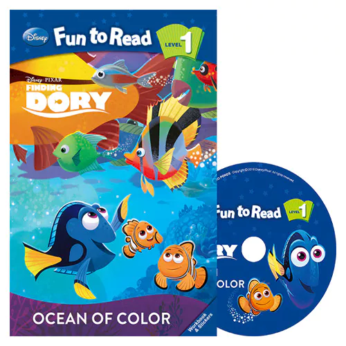 Disney Fun to Read, Learn to Read! 1-29 / Ocean of Color (Finding Dory) Student&#039;s Book with Workbook &amp; Audio CD(1)