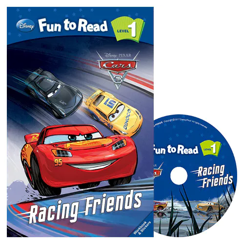 Disney Fun to Read, Learn to Read! 1-30 / Racing Friends (Cars 3) Student&#039;s Book with Workbook &amp; Audio CD(1)
