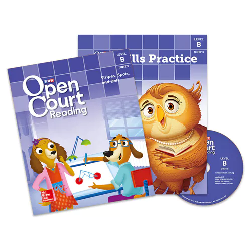 SRA Open Court Reading B Unit 5 Stripes, Spots and Dots Student&#039;s Book with Skills Practice &amp; CD(1)
