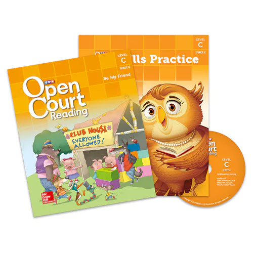 SRA Open Court Reading C Unit 2 Be My Friend Student&#039;s Book with Skills Practice &amp; CD(1)