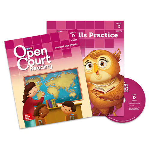 SRA Open Court Reading D Unit 1 Around Our World Student&#039;s Book with Skills Practice &amp; CD(1)