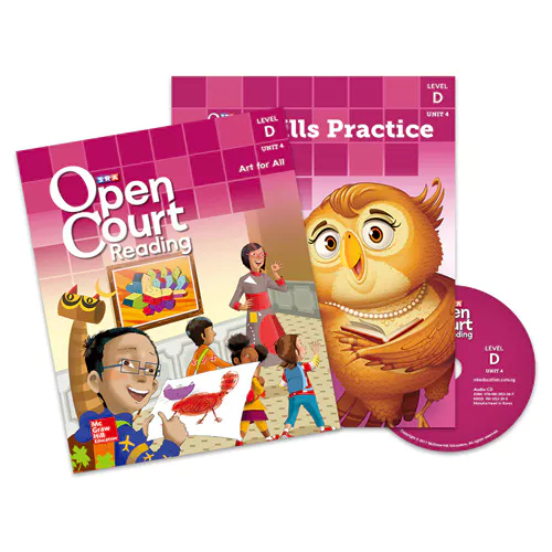 SRA Open Court Reading D Unit 4 Art for All Student&#039;s Book with Skills Practice &amp; CD(1)