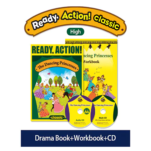 Ready Action! Classic High Set / The Dancing Princesses (Drama Book + Workbook + Audio CD + Multi-CD) (2020)
