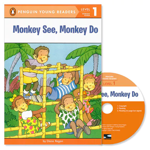 Penguin Young Readers CD Set 1-02 / Monkey See, Monkey Do [QR]