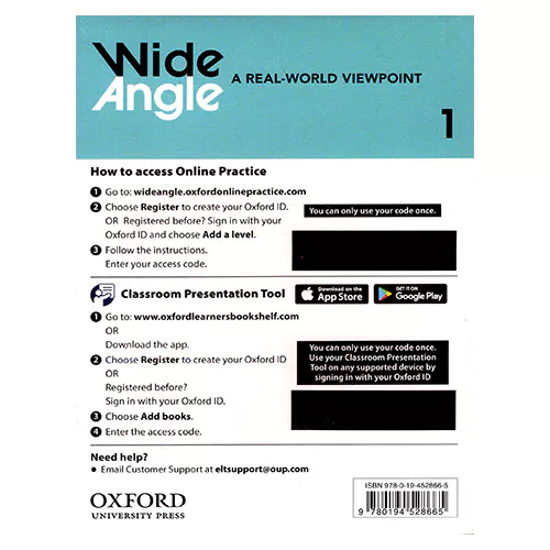 Wide Angle 1 Teacher&#039;s Resource Center Access Card