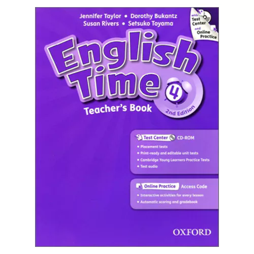 English Time 4 Teacher&#039;s Book with Test Center CD-Rom(1) &amp; Online Practice (2nd Edition)