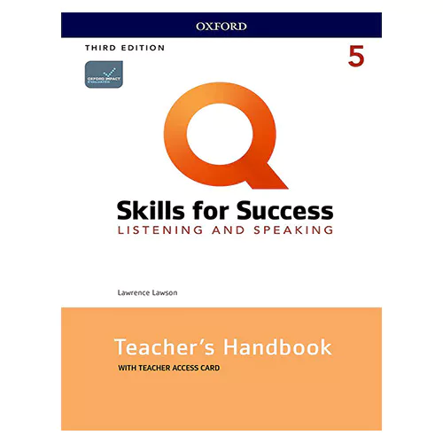 Q Skills for Success Listening &amp; Speaking 5 Teacher&#039;s Handbook Teacher Access Code Card (3rd Edition)
