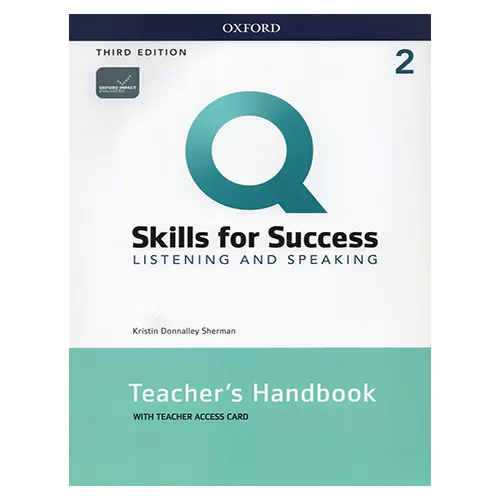 Q Skills for Success Listening &amp; Speaking 2 Teacher&#039;s Handbook Teacher Access Code Card (3rd Edition)