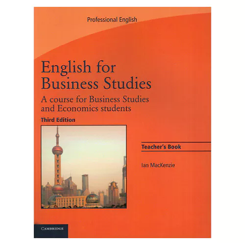 English For Business Studies - A Course for Business Studies and Economics Students Teacher&#039;s Book (3rd Edition)