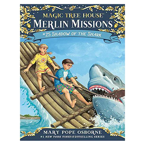Magic Tree House Merlin Missions #25 / Shadow of the Shark (Paperback)