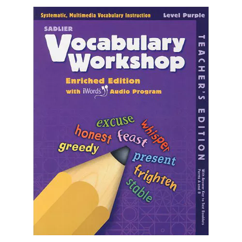 Vocabulary Workshop Purple Teacher&#039;s Edition (Grade-2) (Enriched Edition)