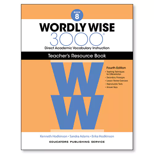 EPS Wordly Wise 3000 08 Teacher&#039;s Resource Book (4th Edition)