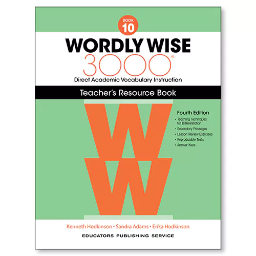 EPS Wordly Wise 3000 10 Teacher&#039;s Resource Book (4th Edition)