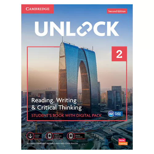 Unlock Reading, Writing &amp; Critical Thinking 2 Student&#039;s Book with Digital Pack (2nd Edition)
