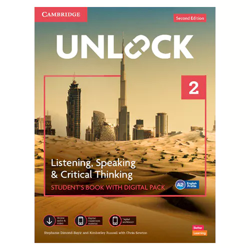 Unlock Listening, Speaking &amp; Critical Thinking 2 Student&#039;s Book with Digital Pack (2nd Edition)