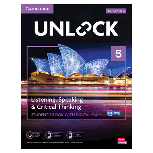 Unlock Listening, Speaking &amp; Critical Thinking 5 Student&#039;s Book with Digital Pack (2nd Edition)