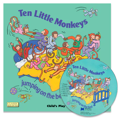 노부영 마더구스 세이펜 Ten Little Monkeys Jumping on the Bed (Paperback+CD)