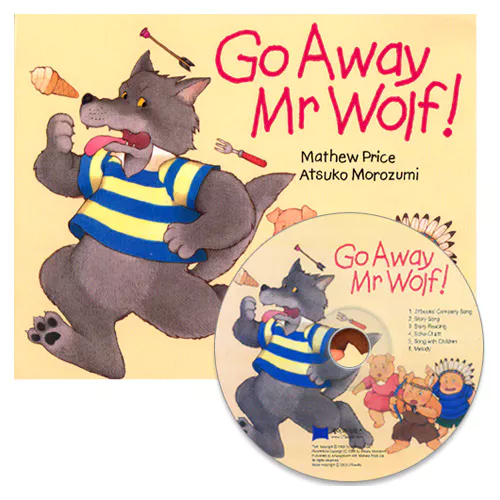 노부영 세이펜 Go Away Mr Wolf! (Paperback+CD)