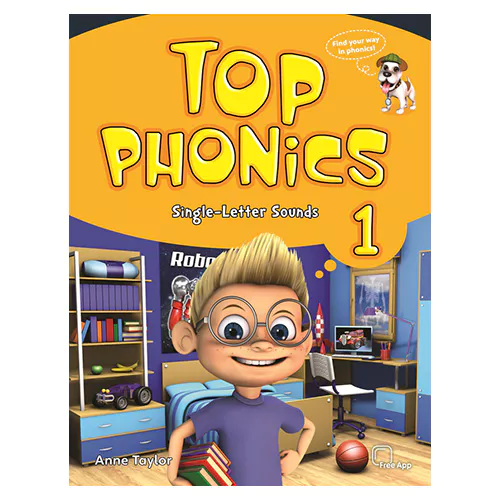 Top Phonics 1 Single-Letter Sounds Student&#039;s Book with APP