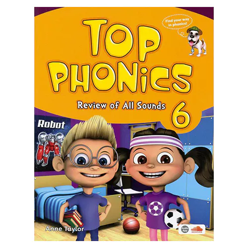 Top Phonics 6 Review of All Sounds Student&#039;s Book with APP