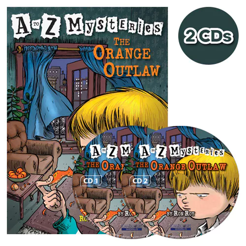 A to Z Mysteries #O Set / The Orange Outlaw (Book+CD)