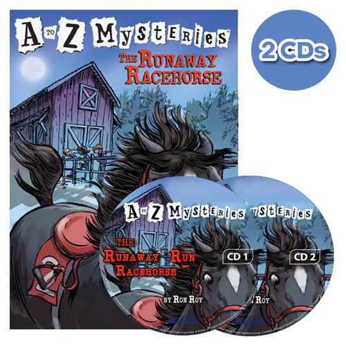 A to Z Mysteries #R Set / The Runaway Racehorse (Book+CD)