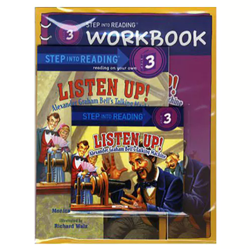 Step into Reading Step3 / Listen Up! : Alexander Graham Bell&#039;s Talking Machine (Book+CD+Workbook)