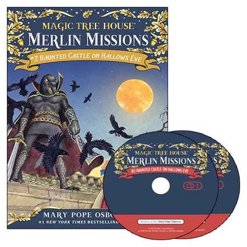 Magic Tree House Merlin Missions #02 Set / Haunted Castle on Hallows Eve (Paperback+CD)