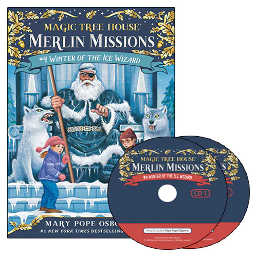 Magic Tree House Merlin Missions #04 Set / Winter of the Ice Wizard (Paperback+CD)
