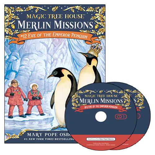 Magic Tree House Merlin Missions #12 Set / Eve of the Emperor Penguin (Paperback+CD)