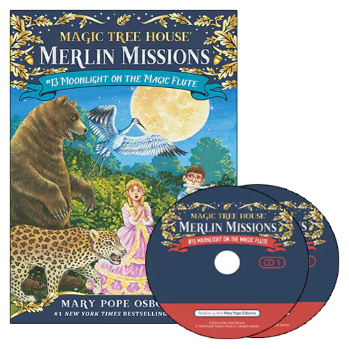 Magic Tree House Merlin Missions #13 Set / Moonlight on the Magic Flute (Paperback+CD)