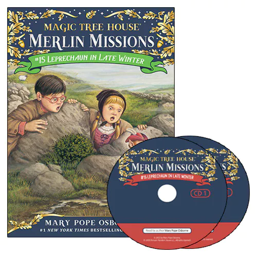 Magic Tree House Merlin Missions #15 Set / Leprechaun in Late Winter (Paperback+CD)