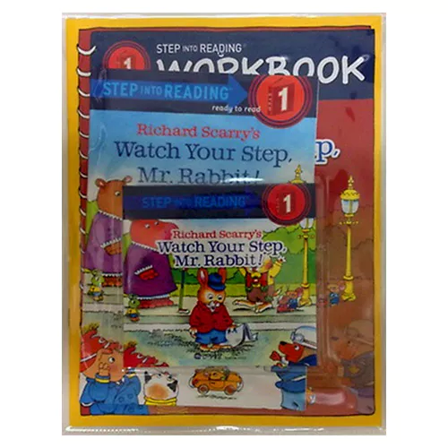 Step into Reading Step1 / Richard Scarry&#039;s Watch Your Step, Mr. Rabbit! (Book+CD+Workbook)(New)