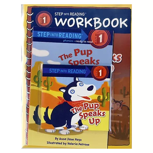 Step into Reading Step1 / The Pup Speaks up (Book+CD+Workbook)(New)