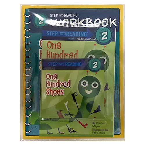 Step into Reading Step2 / One Hundred Shoes a Math Reader (Book+CD+Workbook)(New)