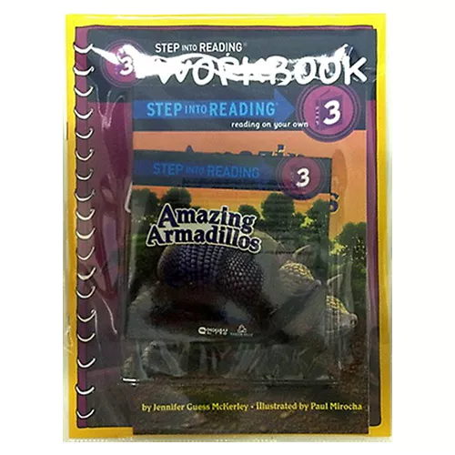 Step into Reading Step3 / Amazing Armadillos (Book+CD+Workbook)(New)