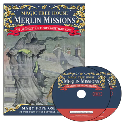 Magic Tree House Merlin Missions #16 Set / A Ghost Tale for Christmas Time (Paperback+CD)
