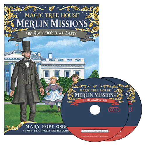 Magic Tree House Merlin Missions #19 Set / Abe Lincoln at Last! (Paperback+CD)
