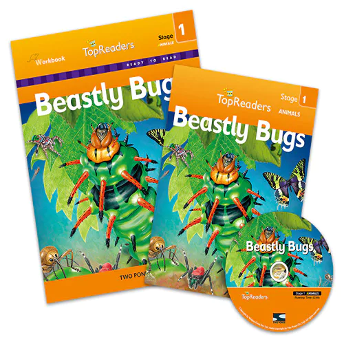 Top Readers 1-02 Workbook Set / Animals - Beastly Bugs