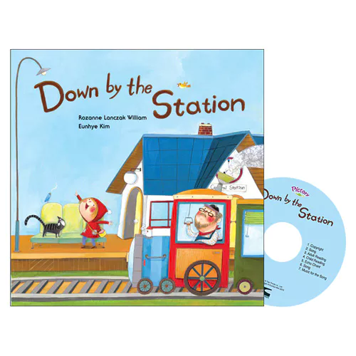 Pictory 마더구스 1-02 CD Set / Down by the Station (Paperback)