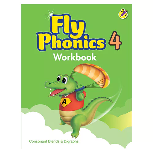 Fly Phonics 4 Consonant Blends  &amp; Digraphs Workbook [사운드펜 버전]