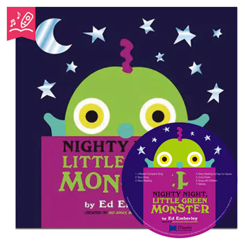 노부영 세이펜 Nighty Night, Little Green Monster (Hardcover+CD)